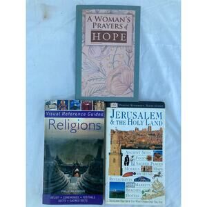 Religion Visual Reference Guide & DK Publishing Holy Land Travel - 3 Book Lot14